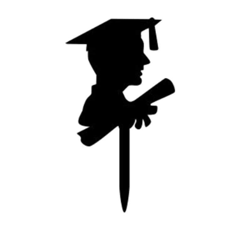 Wholesale Black Graduation Acrylic Cake Topper for Graduation PartyGraduation Cake TopperGraduation Party Decorations