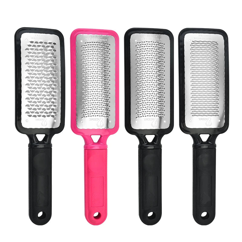 Colossal Long Handle Fashion Pedicure Rasp Foot File Professional Stainless Steel Durable Portable Foot Care Tool Remove Hard