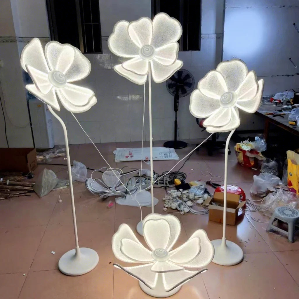 Wedding Hall Decorative Peony Lights Wedding Party Event Road Lead Lights Decoration for Birthday Party