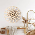 Laser Cut Wood Wall Art Hanging Rotatable Wooden Art Wall Decorative for Kitchen & Bedroom & Living Room