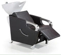 Professional Equipment Hairdressing Black Adjustable Shampoo Chair Salon Furniture