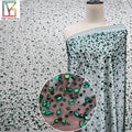 2023New Popular Stone Handmade Colorful Crystal Tulle Lace Fabric Pearl Rhinestone Mesh Fabric