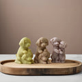 J10-294 Labrador Dog Silicone Mold Diy Stacking Puppy Aromatherapy Candle Plaster Ornament Abrasives MegaBDM