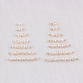 14K Gold Filled Wire 1-6pcs 2-5mm Oval Rice Freshwater Pearl Charm Connectors for Permanent Bracelet Necklace Jewelry Making