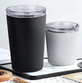 Customized 240ml 360ml 500ml Portable Reusable Stainless Steel Coffee Cups with Lid Direct Drinking MOQ 1pc