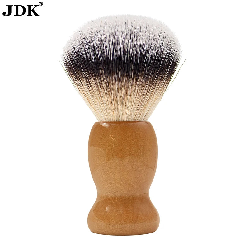 JDK Wooden Handle Shaving Brushes Luxury Professional Hair Salon Tool Shaving Brush for Men