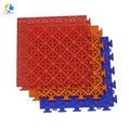 Sports Floor Linghan Interlocking Suspended PP Plastic Flooring Tiles Carpets with Buffer Cushion