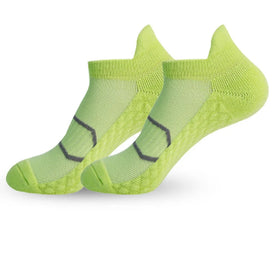 Men's Sports Socks Sweat-absorbent Wear-resistant Massage Foot Running Fitness Compression Short Ankle Socks Fitness Socks
