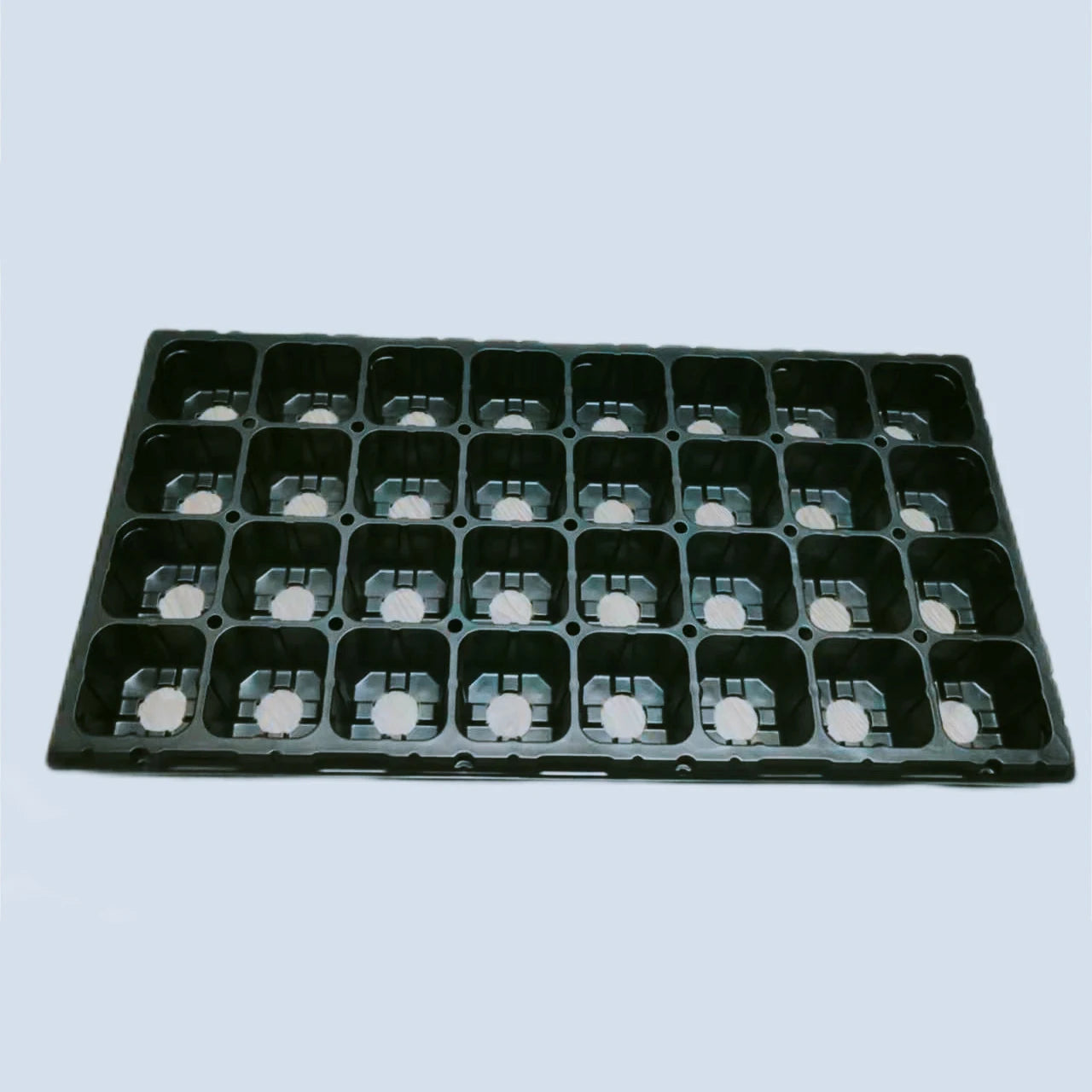 X21 32 Cell Nursery Pot Flats Super Sprouter Tray PS 50 Cell Square Plug Tray Insert Plastic Plug Tray