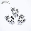 YuenZ Alloy Unicorn Charms Antique Silver Color Metal Pendant for Bracelet Earring Diy Jewelry Findings 24*15mm D9273