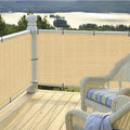 Tewango 0.9x5m 3ftx16ft 120~230gsm Heavy Duty 80~98% Shading Anti-UV HDPE Balcony Privacy Screen Patio Fence Backyard Porch