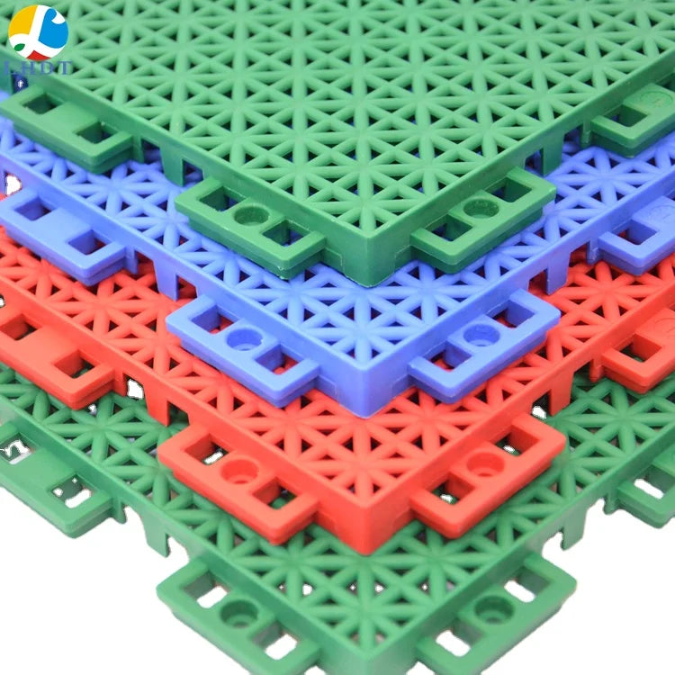 Linghan Anti-Slip Interlocking PP Sports Flooring
