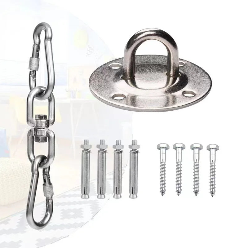 CW HKB001 Indoor Hammock Hook Wall and Ceiling Aerial Yoga Ceiling Swing Hanging Bracket Kit Wall Mounted Anchor