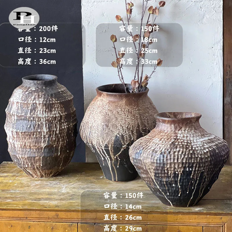 Chinese Unique Ceramic Pottery Flower Vase Modern Art Deco Tabletop Vase Colorful Design Customizable Sizes Home Decor Wholesale