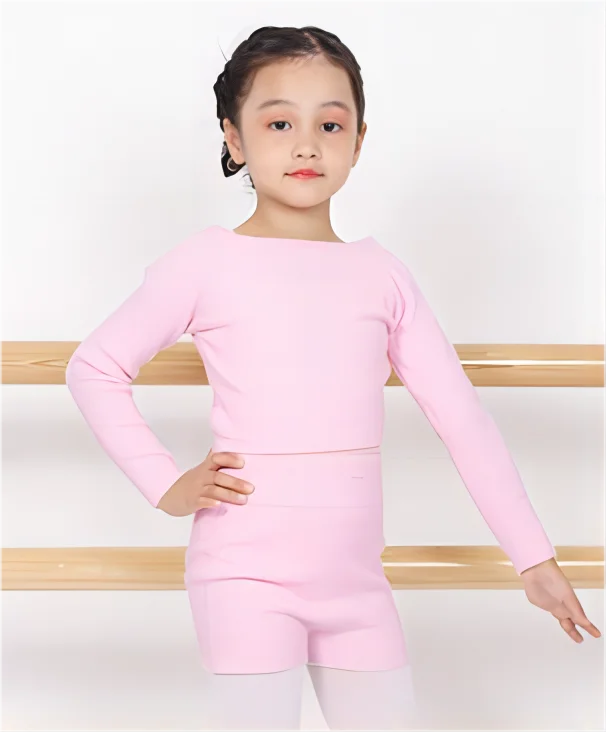 Wholesale New Knitted Children's Dance Warm-up Autumn and Winter Coat