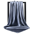 Wholesale New Design Silk Shinny Hijab Scarf Plain Satin Hijab Scarves Designer Silk Scarfs for Women 90*90cm