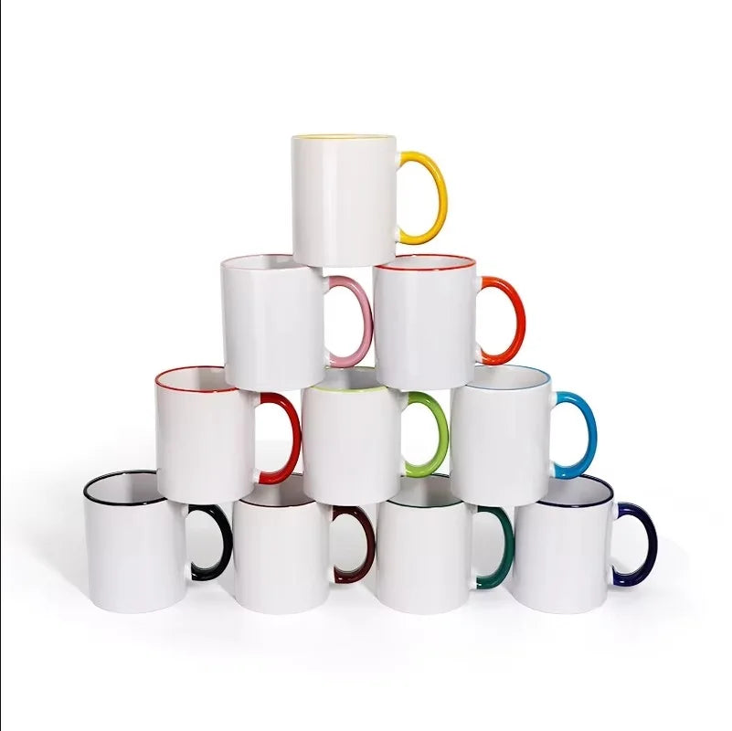 Customized Gift Mug Thermal Printing Sublimation Mug 11/12/13/14/15oz Ceramic Cup Customization