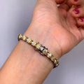 Luster Fashion Hot Selling Bracelet Moissanite Tennis Bracelet Gold Plated for Women
