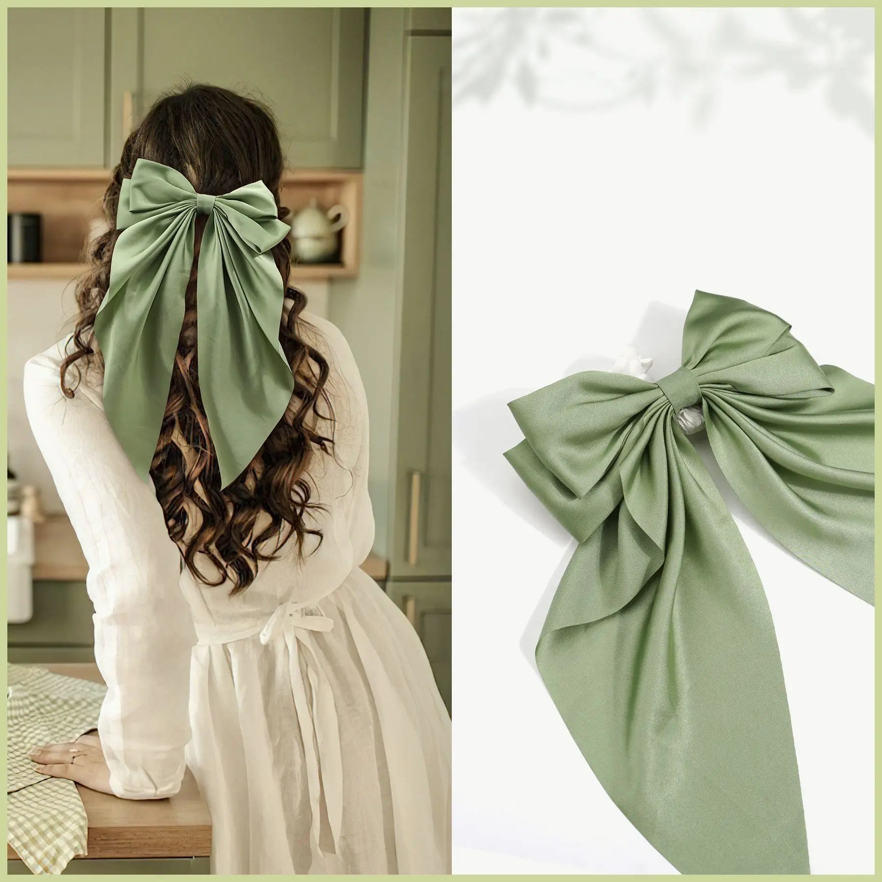 Big Size Hair Bow Ties Hair Clips Texture Satin Bow Hairpin Girl Hair Accessories for Women Summer Bowknot Hairpins