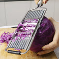 Portable Stainless Steel Handheld Cut Resistant Replaceable 4 Blade Cheese Fruit Vegetable Sharp Grater Cutter Slicer