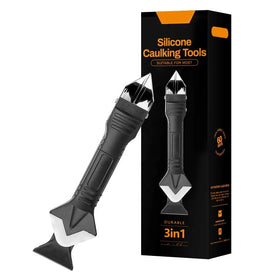Silicone Caulking Tools Stainless Steel Head 3 in 1 Caulking Tool