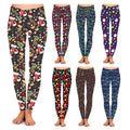 2025 Hot Selling Womens Lady Christmas High Waist Printed Xmas Full Length Leggings