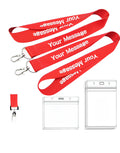 Custom Eco-Friendly Polyester Phone Crossbody Lanyard with Silk Screen Printing Hook & Water Resistant