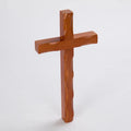 Handmade Christian Wooden Wall Hanging Cross Decoration Big Size Wood Cross Custom Logo Religious Gift for Church Engraved