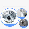 Powder Coated Vortex Fan Blade Accessories for Long Shaft Motor with High Temperature Resistance 25 Blades