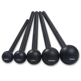 ZJFIT Stainless Steel Gym Equipment Portable Free Weights Strength Training Bar Weightlifting Steel Mace Bell Dumbbells