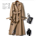 Fall Winter Wholesale Elegant Casual Long Trench Coats Women Style Plus Size Overcoats Coat