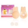 New Arrival Rabbit Ear Shape Breathable Invisible Lift Nipple Pasties Adhesive Breast Cover Reusable Nipple Pads Silicone Nipple