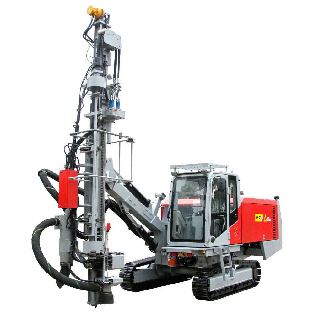 Drill Rig Machine Pneumatic Mining Blasting Hole DTH APCOM V7 Drill Rig Mobile Integrated Surface