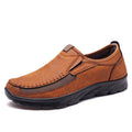 Skin Friendly PU Sole Lightweight Men's Driving Leather Walking Shoes Non-slip Casual Shoes Loafer Men Flats Shoes