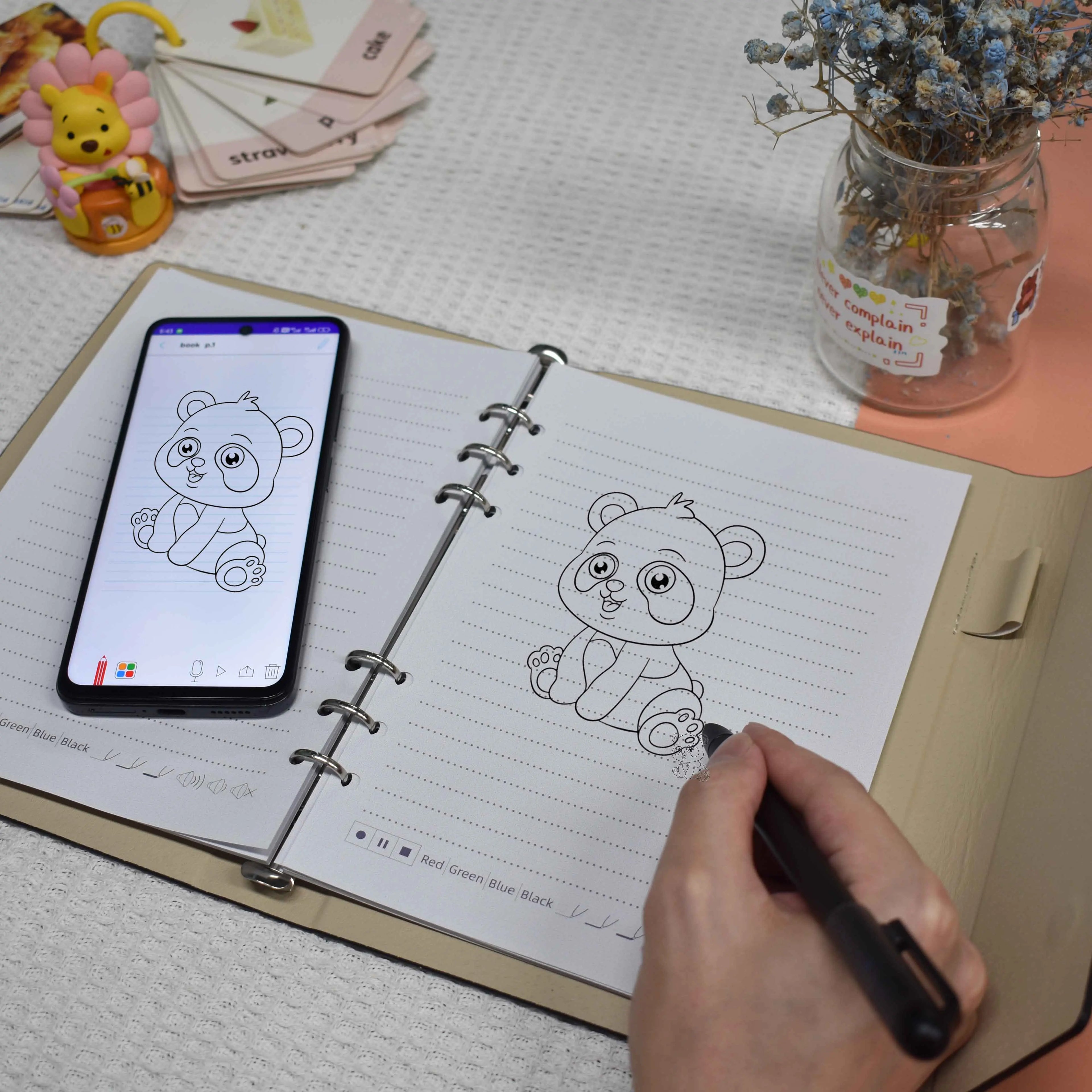 New Smart Sync Handwriting Set Stylus Pen Achieve Writing Sync With Writing Board/Notebook/A5 Paper for Office/School/Home/Gift