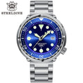 Ready to Ship SD1975 Japan Movement NH35 300M Waterproof SS Bracelet Blue Bezel Steeldive Mens Diver Watch