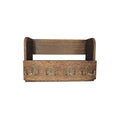 Rustic Wall Hanging Wooden Organizer Rack for Mail and Key Home Entryway Key Holder for Kitchen for Tools and Jewelry