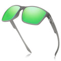 DUBERY Ready Stock of Custom Sunglasses with logo  Wholesale Custom logo Plastic Shades Large square Sunglasses for Men 2025