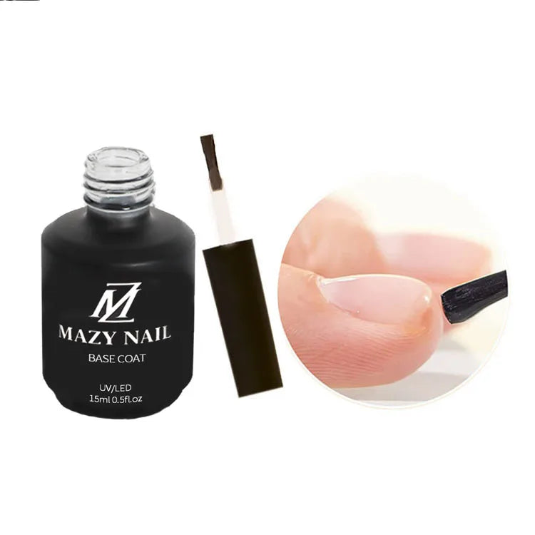 Wholesale Best Selling Custom 15ml Rubber Base Coat Oem Uv Gel Nail Polish
