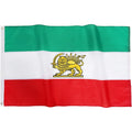 Dropshipping  Promotional Cheap Custom Polyester Fabric Advertising Made Red White and Green Iran Lion Flag