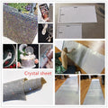 Hot Fixed Rhinestone Tape Self Adhesive Sticker Fabric Rhinestone Roll Handicraft