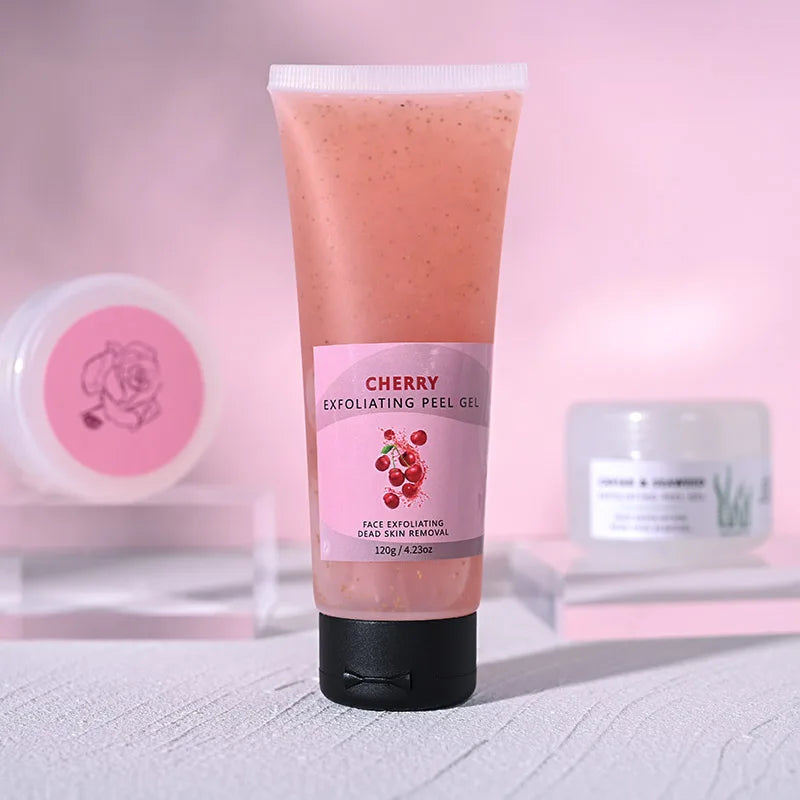 Aixin Natural Organic Herbal Dry Skin Body Face Peel Gel Deep Cleansing Acne Treatment Moisturizing Cherry Exfoliating Liquid