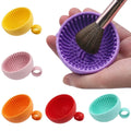 Hot-selling Soft Silicone Brush Cleaner Tool Make up Brush Cleaner Silicone Scrubber for All Facial Cosmetic Brush Cleaner