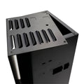 TZR Custom Perforated Sheet Metal Fabrication Chassis Cover Louver Vented Black Powder Coated Steel Laser Cutting Parts MegaBDM