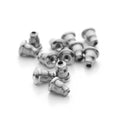 Wholesale Stainless Steel Barrel Bullet Style Earring Backs Post Bullet Stopper Post Ear Nuts Earring Findings