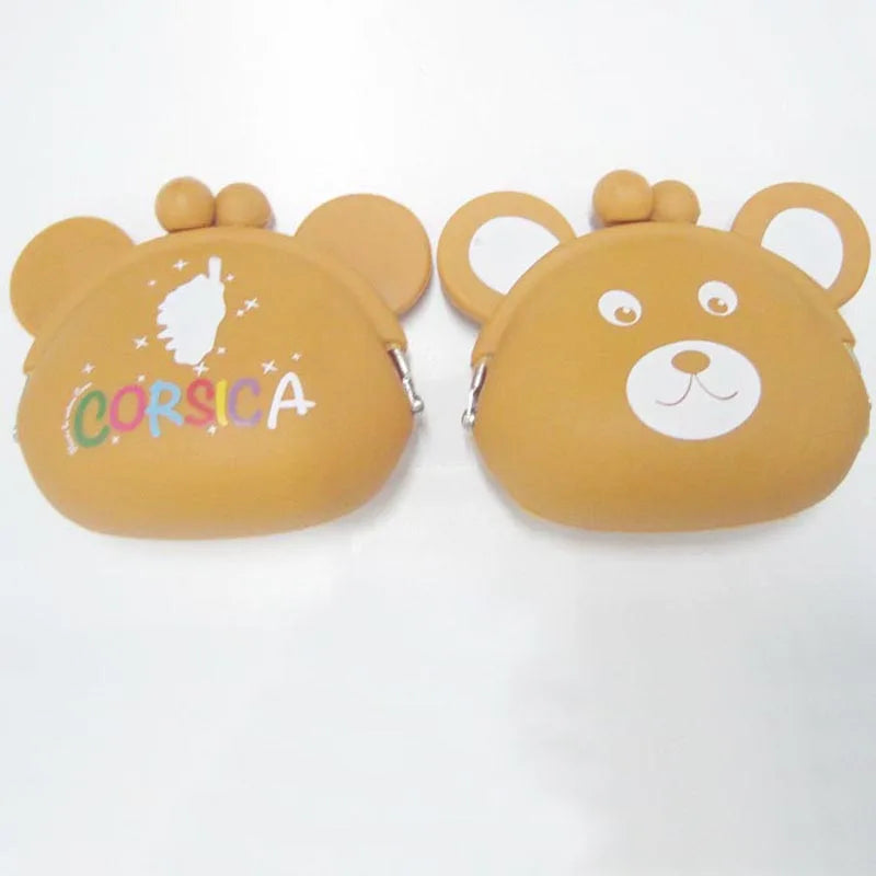 Corsica Souvenir Metal Hasp Frame Wireless Headset Earphone Coin Purse Silicone