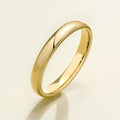 Valentine's Day Gifts 3mm Tungsten Carbide Gold Couple Wedding Rings for Him and Her