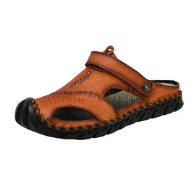 Hot Selling Mountain-climbing Comfortable Sport Leather Sandals for Men