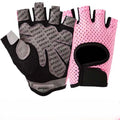 Pink Thin Light Cycling Gloves Sports Gloves Gym Gloves for Women Men