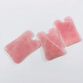 DIY Customized Logo Rose Quartz Gua Sha With Certificate